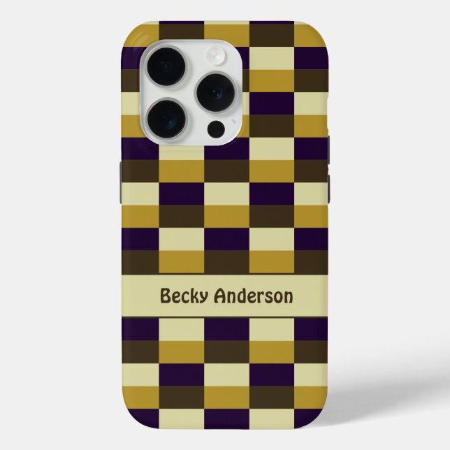 Golden Brown Color Combination Case-Mate iPhone Hülle (Rückseite)