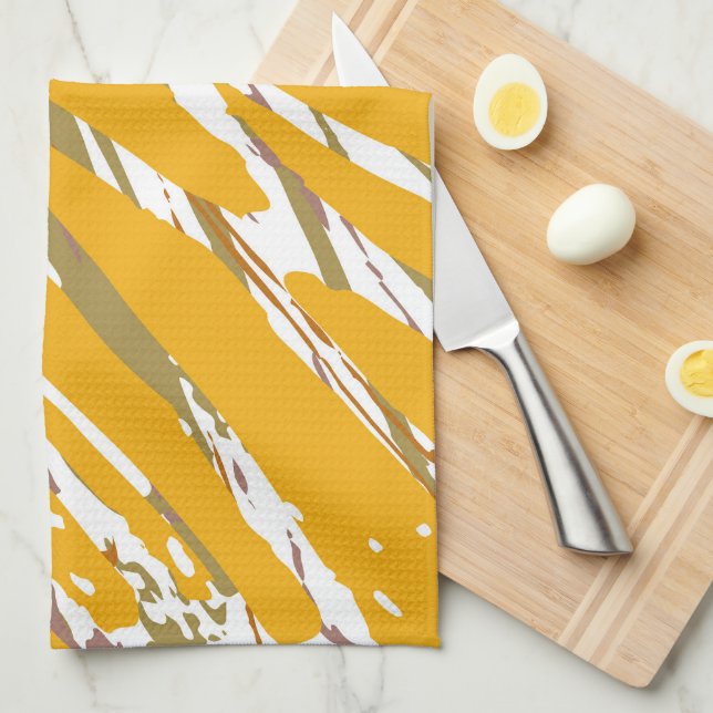 Golden Brush Geschirrtuch (Viertel Falte)