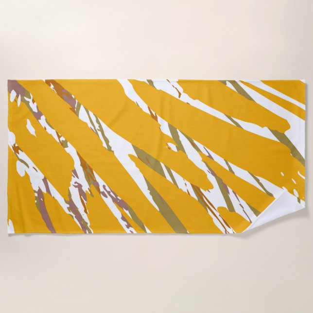 Golden Brush Strandtuch (Vorderseite)