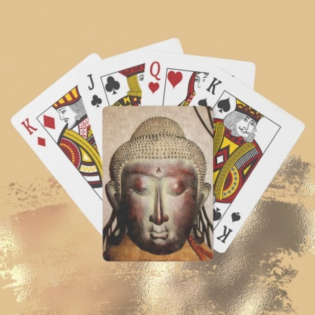 Golden Buddha Face Classic Spielkarten (Von Creator hochgeladen)