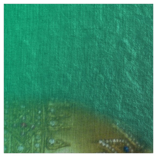 golden buddha in mint stoff (Muster)