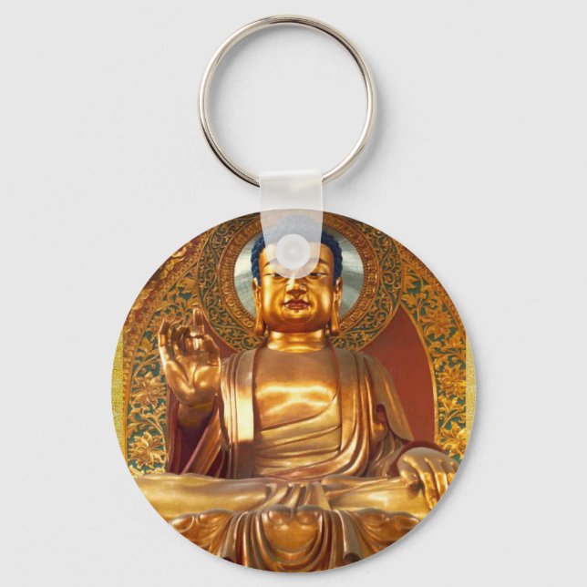 Golden Buddha - Keychain Schlüsselanhänger (Vorderseite)