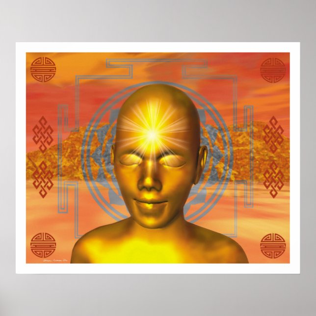 Golden Buddha Poster (Vorne)