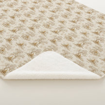 Golden Buddha Toile de Jouy Classic Pattern