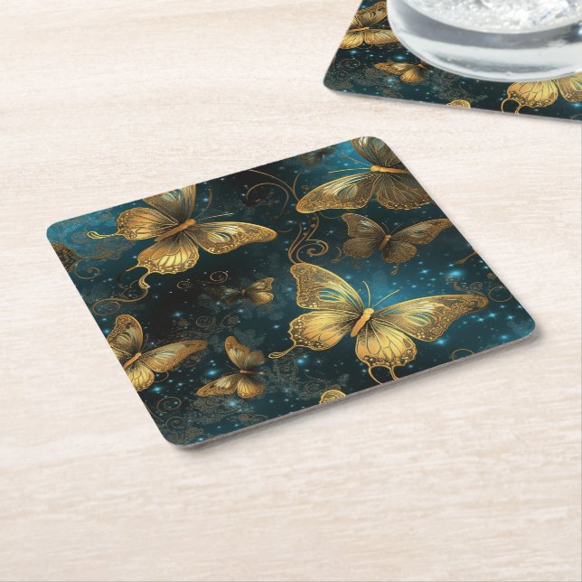Golden Butterfells Paper Untersetzer (angewinkelt)
