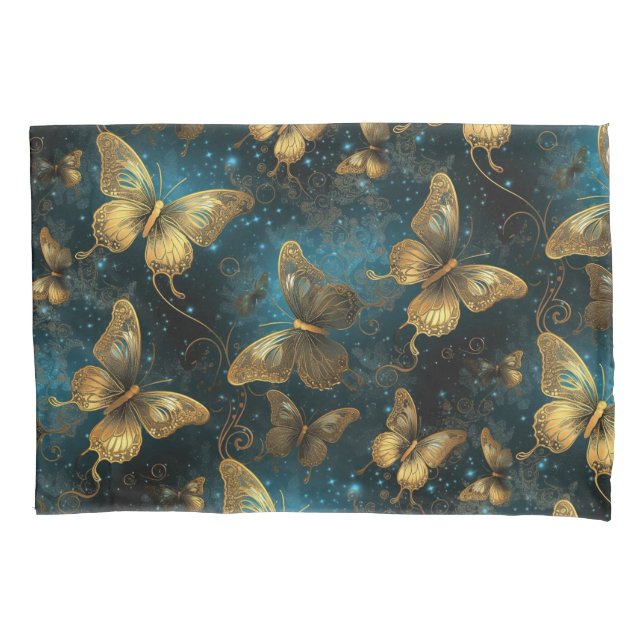 Golden Butterfells Pillowcase Kissenbezug (Vorderseite)