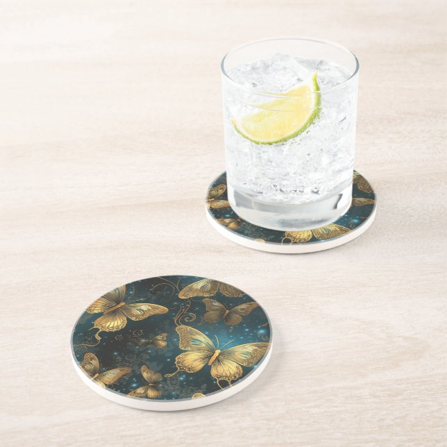 Golden Butterfells Sandstone Untersetzer (Seite)