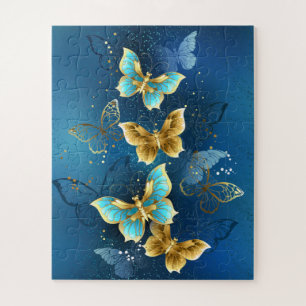 Golden butterflies