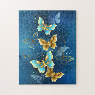 Golden butterflies