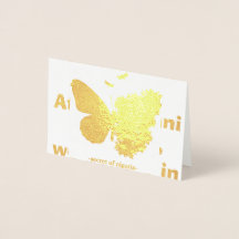 GOLDEN BUTTERFLY 🦋 Foil Card