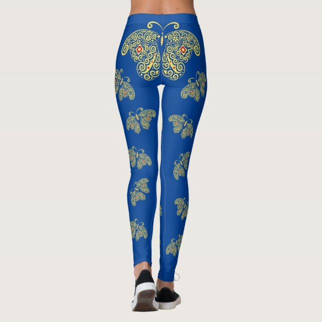 Golden Butterfly Leggings (Rückseite)