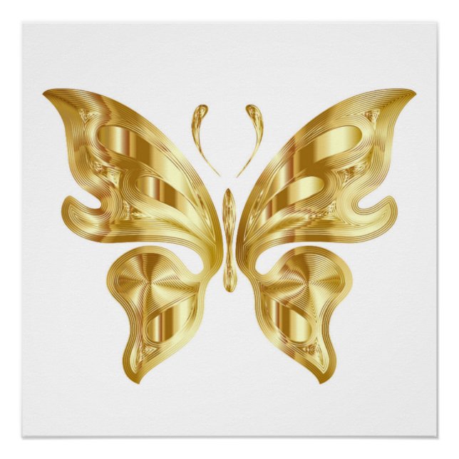 GOLDEN BUTTERFLY POSTER (Vorderseite)