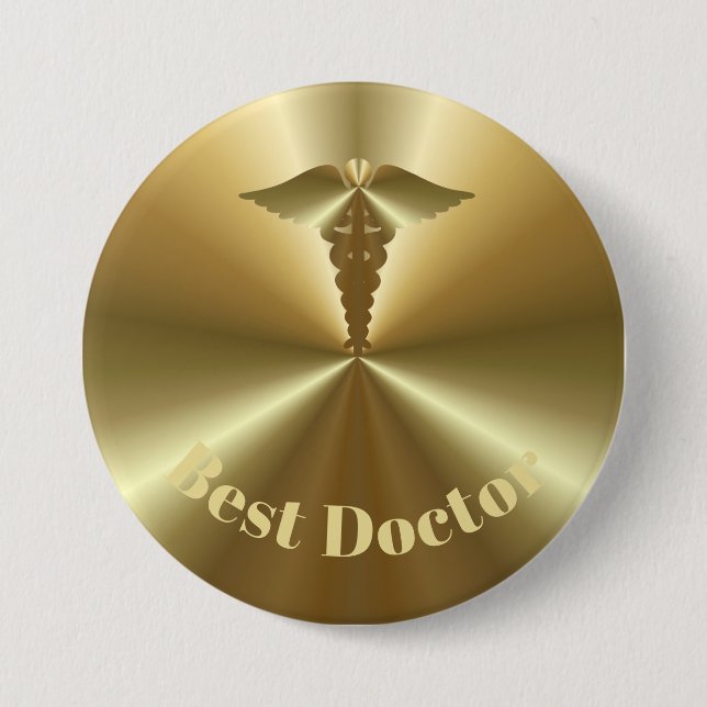 Golden Button für den besten Arzt (Vorderseite)