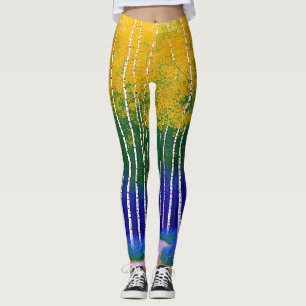 Golden Canopy - Eine Landschaft im Wald Leggings