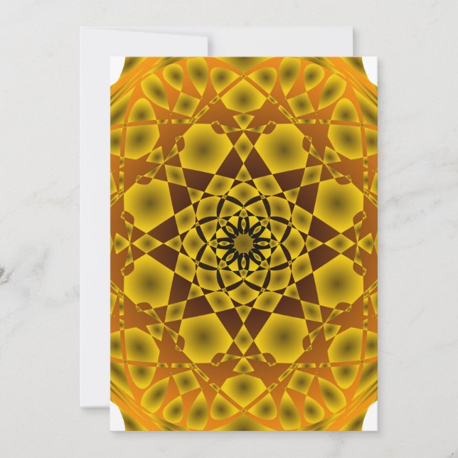 Golden card einladung (Vorderseite)