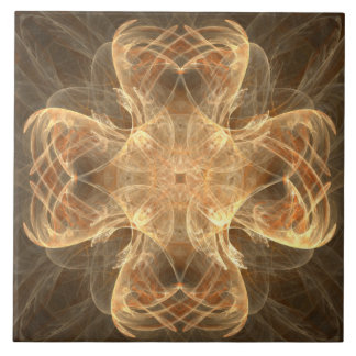 Golden Celtic Cross II Muster Keramik Tile Fliese