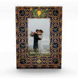 Golden Celtic Knot Frame Fotoblock
