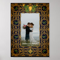 Golden Celtic Knot Frame