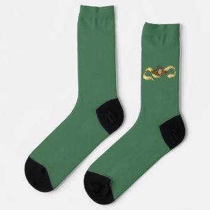 Golden Cherub Ribbon Socken