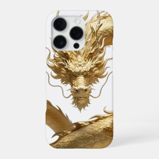 Golden Chinese Dragon Art | Mythical Creature Fant iPhone 16 Pro Hülle