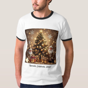 "Golden Christmas Glow" T-Shirt