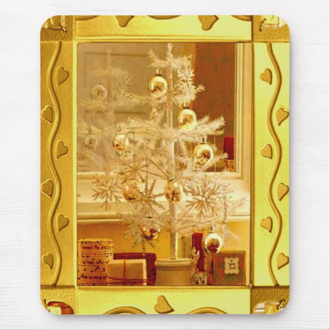 Golden Christmas Mousepad (Vorne)