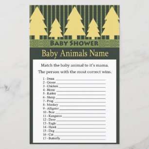 Golden Christmas Tree Baby Animals Name Game