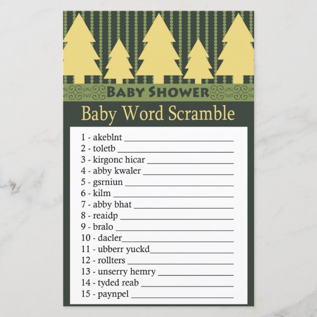Golden Christmas Tree Baby Wortspiel (Vorderseite)