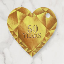 Golden Citrine Watercolor Herz Hochzeitstag