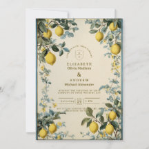 Golden Citrus Blossom Wedding