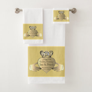 Golden Claddaugh Badhandtuch Set