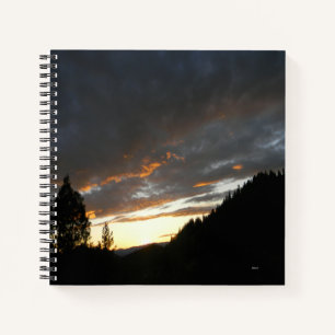 Golden Cloudy Sunset...... Notizbuch