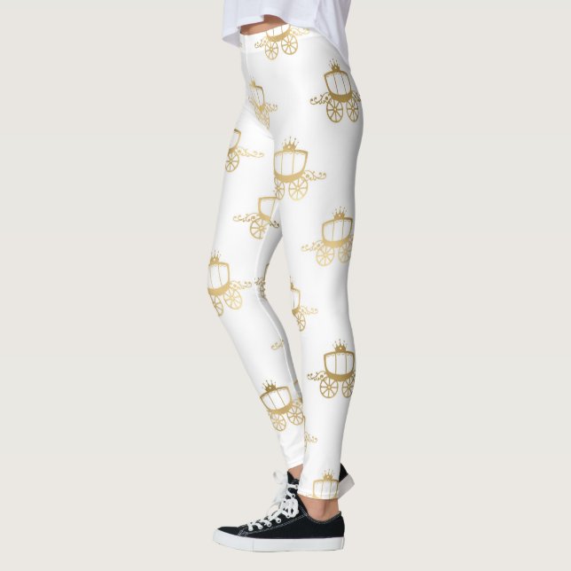 Golden Coaches Aschenputtel Prinzessin Königliche  Leggings (Links)