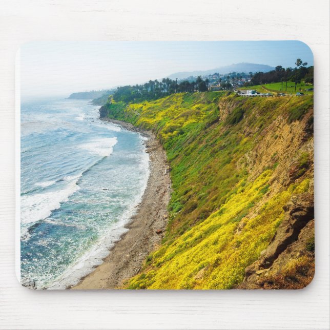 Golden Coastline in Bloom Mousepad (Vorne)