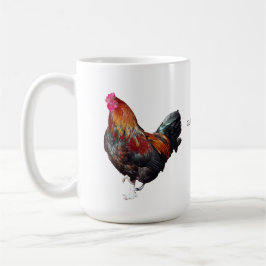 Golden Cockerel Rooster mug Kaffeetasse