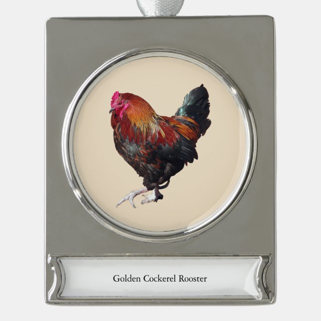 Golden Cockerel Rooster ornament (Vorderseite)