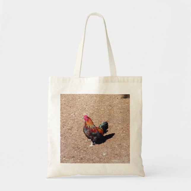 Golden Cockerel Rooster tote bag Tragetasche (Vorne)