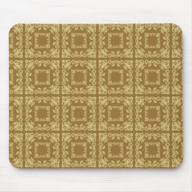 Golden Coffee Square Mousepad (Vorne)
