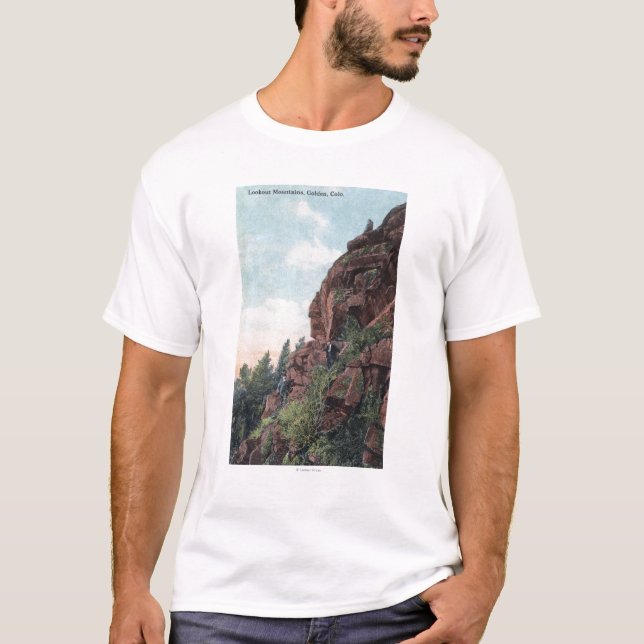 Golden, Colorado - Ausblick-Mountain View T-Shirt (Vorderseite)