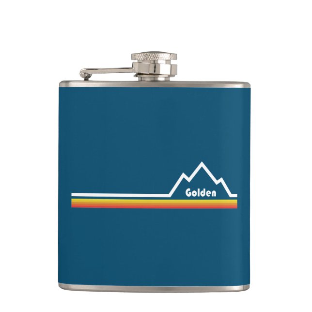 Golden, Colorado Flachmann (Vorderseite)