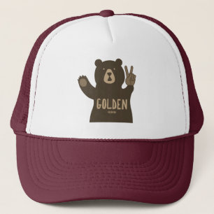 Golden Colorado Peace Bär Truckerkappe