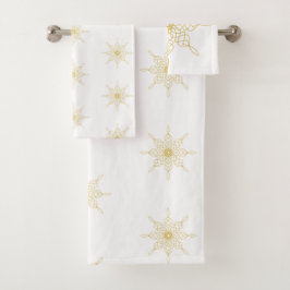 Golden Compass Star Badhandtuch Set