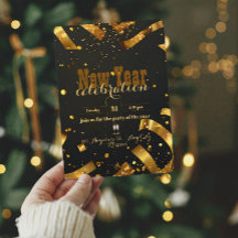 Golden Confetti Glitzer Explosion Festival Neujahr