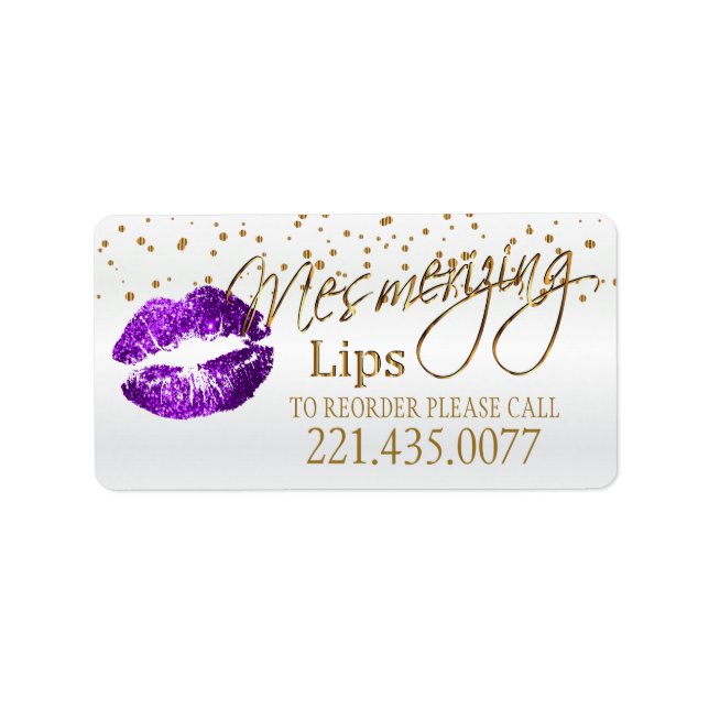 Golden Confetti & Lila Livio - Museo Cantonale d'A Adressaufkleber (Vorne)