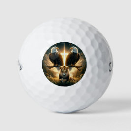 Golden Cross Doppeladler mit Löwenpriester Golfball