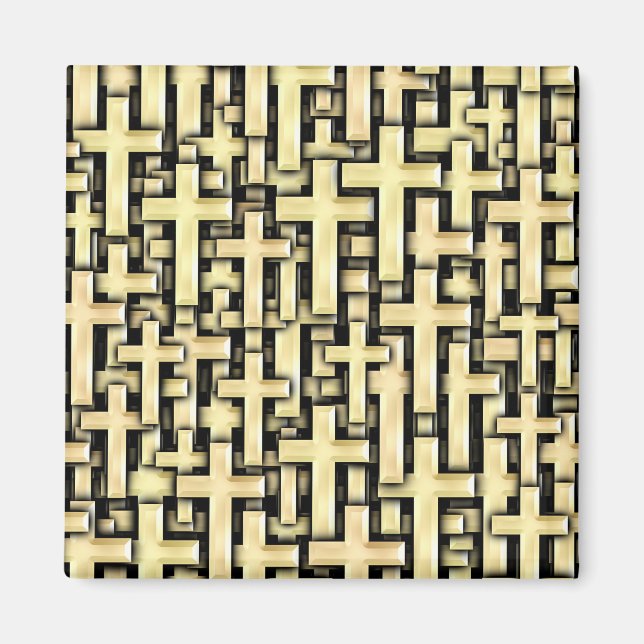 Golden Crosses Magnet (Vorne)