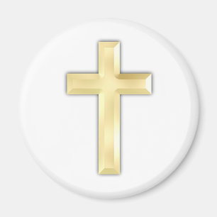 Golden Crosses Magnet