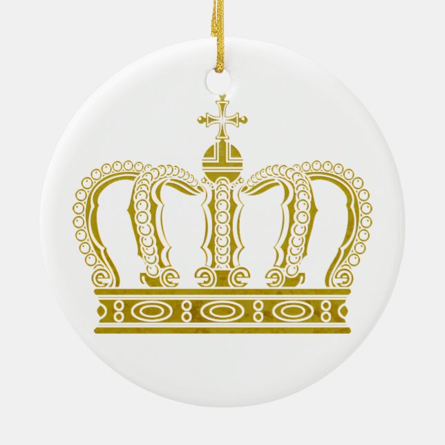 Golden Crown + Ihre Ideen Keramikornament (Hinten)