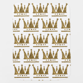 Golden Crown Little Royal Blanket Babydecke