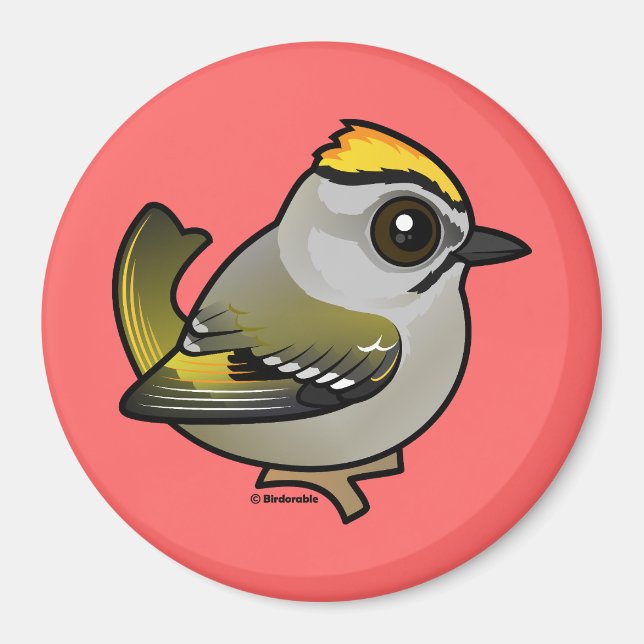 Golden-Crowned Kinglet Magnet (Vorne)